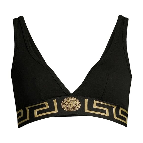 Versace Women's "Jersey Topeka Bi-Stretch" La Greeca Bra Versace sz 2 US S IT 40 - Picture 2 of 5